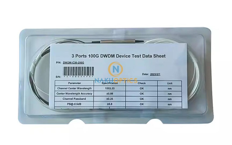 1X2 100GHz DWDM